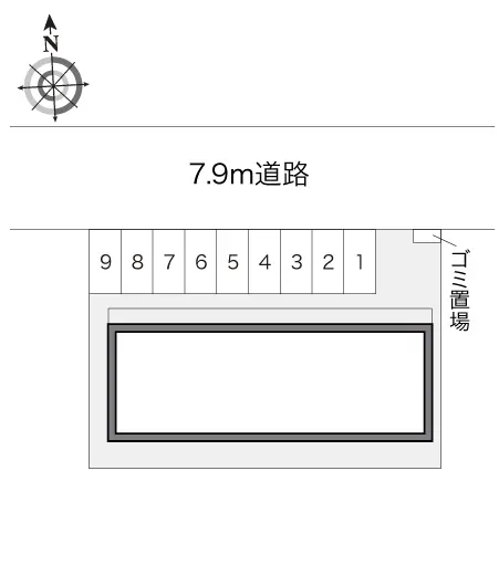 ★手数料０円★名古屋市守山区幸心２丁目　月極駐車場（LP）